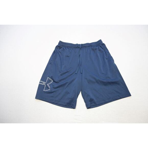 Under Armour Gym Shorts HeatGear Performance W/Pockets 9" INS Mens Large - Picture 2 of 7